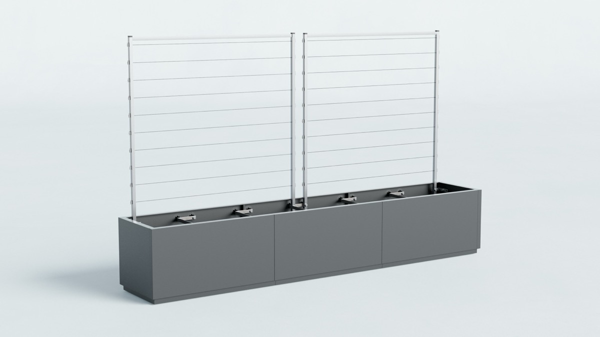 Növényfuttató drótos rács 150 cm