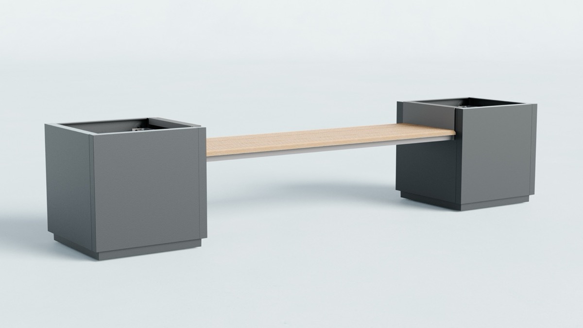 EXTÉ WPC pad fa hatású 150 cm