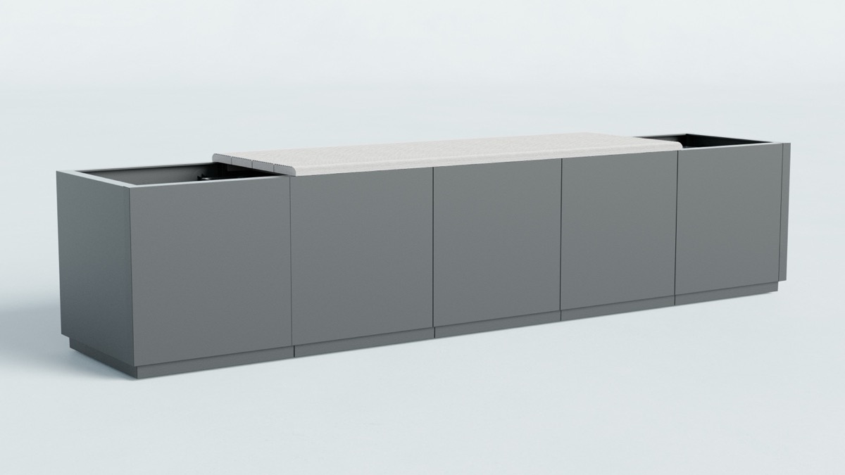 COVER WPC pad fehér 150 cm