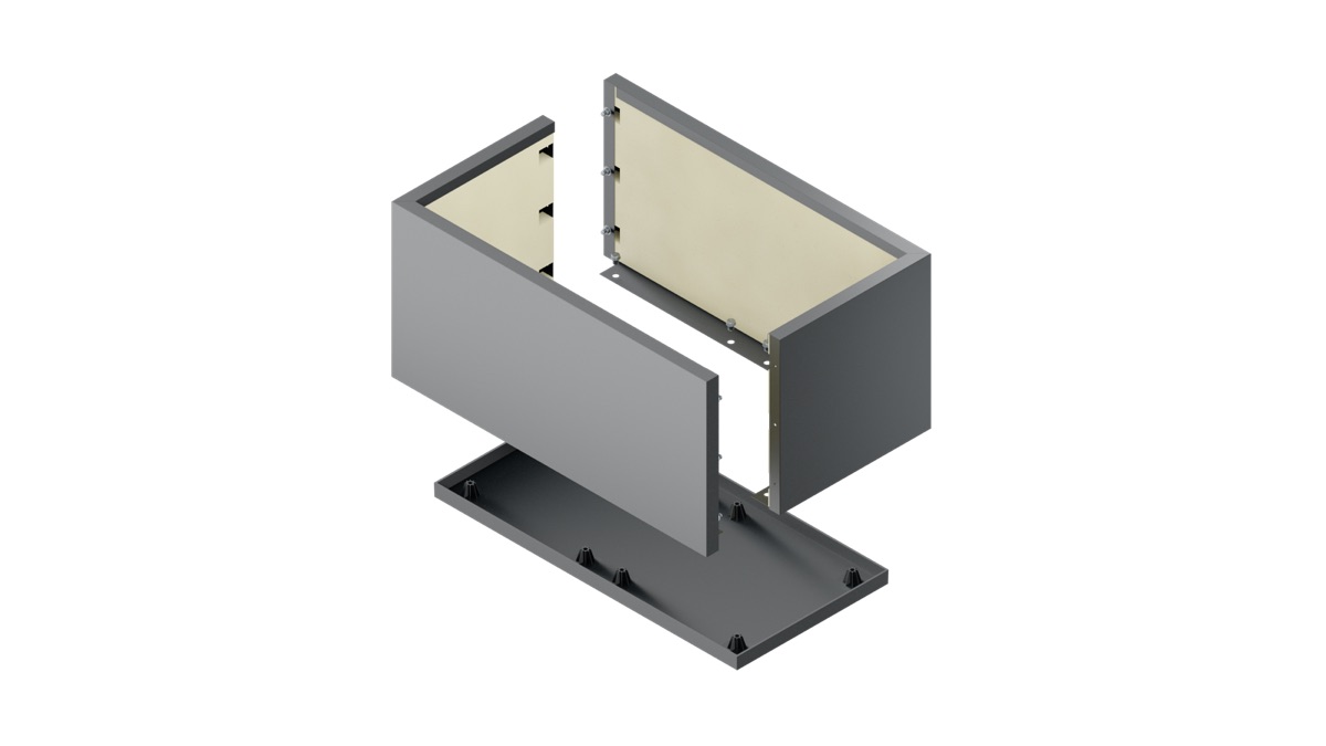 Easy Line Iron Planter kültéri elhelyezés