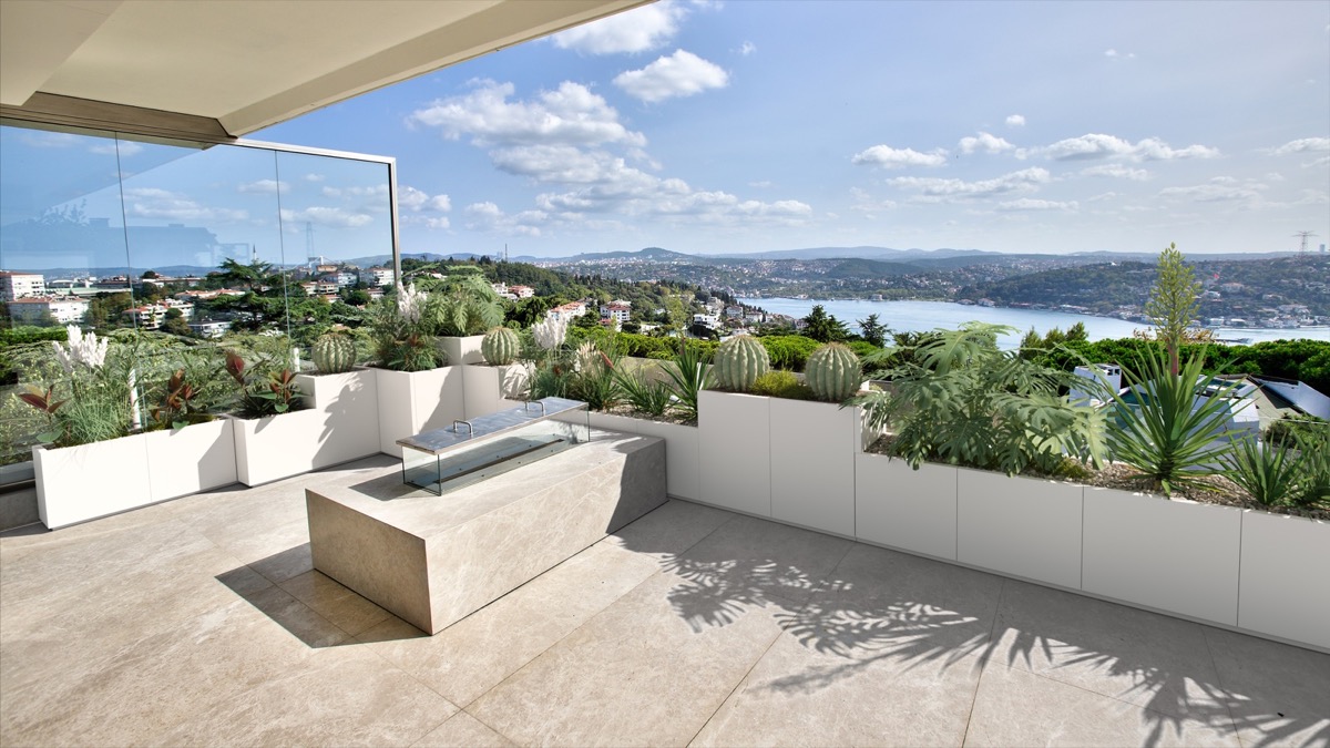 Fehér Domino moduláris virágláda