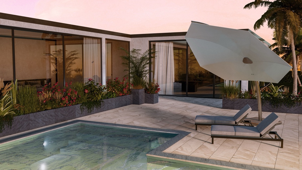 Porcelán kőedény virágtartó szürke színben